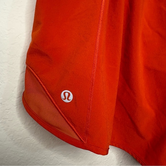 Lululemon Orange/red Hotty Hot Shorts size 14 - Picture 4 of 11